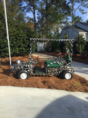 Golf Cart Sculpture OTG-SC-GC