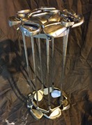 Bar Stool Seat - 24 Inch High Seat of Irons BRS-ST View 2
