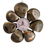 Flower Shape Golf Clock - Metal Drivers OTG-CLK2 View 3